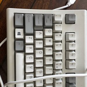 Cherry LA Keyboard - Gray and White